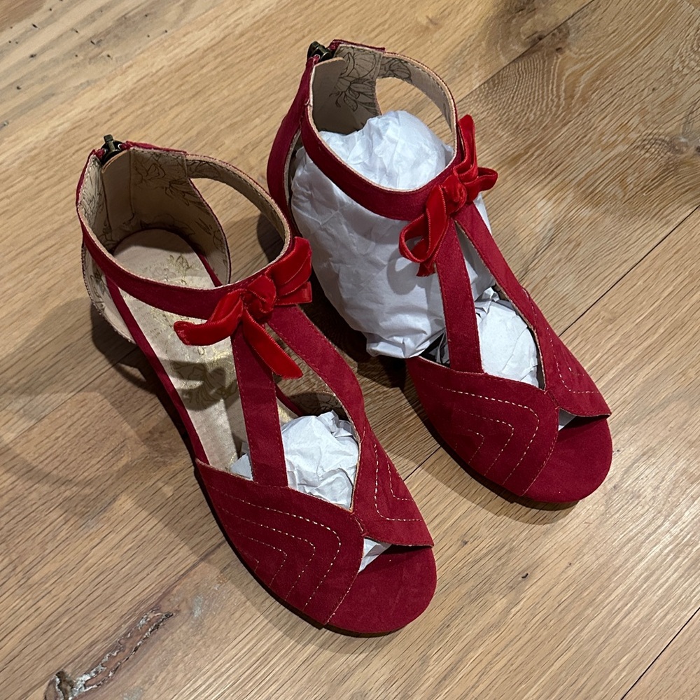 Joyfolie Red Dress Shoes for Kids
